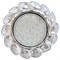 Ecola GX53 H4 5342 Glass Круглый с большими хрусталиками Прозр. /Хром 56x125 (к+) FW53RVECB - фото 3112