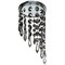 Ecola GX53 H4 5343 Glass Круг с продолговатыми хруст. на подвесе "под скос" Тонированный / Хром 240x110 (к+) SU53RVECB - фото 3117