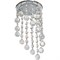 Ecola GX53 H4 5344 Glass Круглый с большими хрусталиками на подвесе "под скос" Прозрачный /Хром  (светильник) 225x110 (к+) FA53RVECB - фото 3120