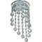 Ecola GX53 H4 5344 Glass Круглый с большими хрусталиками на подвесе "под скос" Тонированный /Хром 225x110 (к+) FP53RVECB - фото 3122