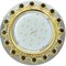 Ecola GX53 H4 5360 Glass Круг с  прозр.и янтарн. стразами Корона (оправа золото)/фон зерк../центр.часть золото 52x120 (к+) FA53RNECB - фото 3144