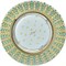 Ecola GX53 H4 5363 Glass Круг с прозр.и бирюз. стразами (оправа золото)/фон зерк./центр.часть золото 40x120 (к+) FM53RGECB - фото 3160