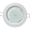 Ecola GX53 H4 9015 светильник встраив. без рефл. "Чеканка" Белый 43x115 (к+) FW61H4ECB - фото 3224