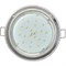Ecola GX53 H4 9022 светильник встраив. без рефл. 2 цв. жемчуг-хром-жемчуг 38х106 (к+) FX53H4ECB - фото 3233