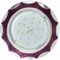 Ecola GX53 H4 DL3902 светильник встраив. без рефл.  Звезда под стеклом Фиолетовый блеск / хром 106х38 (к+) FP53STECB - фото 3262