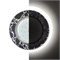 Ecola GX53 H4 LD5310 Glass Стекло Круг с подсветкой  черный хром - хром на черном 38x126 (к+) SB53RNECH - фото 3317