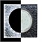 Ecola GX53 H4 LD5311 Glass Стекло Квадрат скошенный край с подсветкой  хром - колотый лед на черном 38x120x120 (к+) SE53SNECH - фото 3320