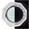 Ecola GX53 H4 LD5312 Glass Стекло 8-угольник с прямыми гранями с подсветкой  хром - матовый 38x128 (к+) SL538AECH - фото 3327