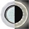 Ecola GX53 H4 LD5313 Glass Стекло Круг с вогнутыми гранями с подсветкой  хром - матовый 38x126 (к+) SL53RCECH - фото 3333