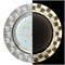 Ecola GX53 H4 LD5316 Glass Стекло Круг с квадратными плитками Жемчуг с подсветкой  хром - матовый 38x120 (к+) SL53TPECH - фото 3341