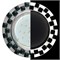 Ecola GX53 H4 LD5316 Glass Стекло Круг с квадратными плитками Черный с подсветкой  хром - матовый 38x120 (к+) SL53TKECH - фото 3343