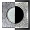 Ecola GX53 H4 LD5320 Glass Квадрат с  прозр.  мозаикой с подсветкой/фон зерк./центр.часть хром 40x123x123 (к+) SC53SGECB - фото 3346