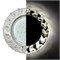 Ecola GX53 H4 LD5361 Glass Круг с крупными  прозр. стразами Елочка с подсветкой/фон зерк./центр.часть хром 54x120 (к+) SE53RNEFB - фото 3353