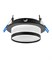 Ecola GX53 H4 SP5372 светильник встраив. Спот с полосой Черный матовый с матовым рассеивателем 110х65 (к+) SR532BECB - фото 3385