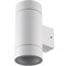Ecola GX53 LED 8013A светильник накладной IP65 прозрачный Цилиндр металл. 2*GX53 Белый матовый 205x140x90 FW53C2ECH - фото 3444
