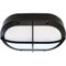 Ecola GX53 LED B4148S светильник накладной IP65 матовый Овал с решеткой алюмин. 2*GX53 Черный 215x135x65 FB53LSECS - фото 3461