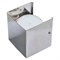 Ecola GX53-N51 светильник настенный бра прямоугольный хром 1* GX53 100х100х90 (1 из цв. уп. по 2) FCN51FECB - фото 3483