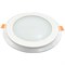 Ecola LED downlight встраив.1042 Круглый даунлайт со стеклом и подсветкой с драйвером 18W 220V 6500K 200x35 DGRD18ELC - фото 3624