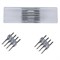 Ecola LED strip 220V connector комплект для упрощенного соединения лента-лента 4-х конт для ленты IP68 RGB 14x7 SCNM14ESB - фото 3786