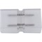 Ecola LED strip 220V connector соединитель лента-лента 2-х конт для ленты IP68 12x7 уп. 5 шт. SCMN12ESB - фото 3789