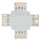 Ecola LED strip connector гибкая соед. плата X для зажимного разъема 4-х конт. 10 mm уп. 5 шт. SC41FXESB - фото 3925