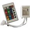 Ecola LED strip RGB IR controller 12A 144W 12V (288W 24V) с инфракрасным пультом управления CRS144ESB - фото 4133