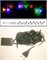 Ecola LED гирлянда 220V IP20 Нить 10м 160Led  RGBW, 8 режимов, зеленый провод с вилкой N2GM10ELC - фото 4201