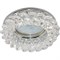 Ecola Light MR16 CD4141 GU5.3 Светильник встр. круглый с хрусталиками Прозрачный/Хром 50x90 (кd74) FW1617EFY - фото 4307