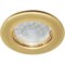 Ecola Light MR16 DL90 GU5.3 Светильник встр. плоский Перламутровое золото 30x80 (кd74) FN1611EFY - фото 4312
