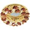 Ecola MR16 CD4141 GU5.3 Светильник встр. круглый с хрусталиками Прозрачный и Янтарь/Золото 50x90 (кd74) FA1618EFY - фото 4409