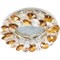 Ecola MR16 CD4141 GU5.3 Светильник встр. круглый с хрусталиками Прозрачный и Янтарь/Хром 50x90 (кd74) FO1618EFY - фото 4410