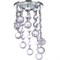 Ecola MR16 CR1007 GU5.3 Glass Стекло Круг с большими хруст. на подвесе "под скос" Прозрачный / Хром 84x170 FU16RVECB - фото 4429