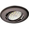 Ecola MR16 DH03 GU5.3 Светильник встр. поворотный выпуклый (скрытый крепеж лампы) Черный Хром 25x88 (кd74) FT1601EFS - фото 4444