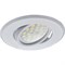 Ecola MR16 DH09 GU5.3 Светильник встр. поворотный плоский (скрытый крепеж лампы) Белый 25x90 (кd74) FW1603EFS - фото 4456