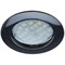 Ecola MR16 DL100 GU5.3 Светильник встр. литой Черный Хром 24x75 FB1601EFF - фото 4469