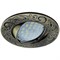 Ecola MR16 DL114 GU5.3 Светильник встр. литой поворотный Лианы  Черненая Бронза 25x90 FA1604EFF - фото 4491