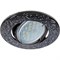Ecola MR16 DL114 GU5.3 Светильник встр. литой поворотный Лианы  Черный Хром 25x90 FB1604EFF - фото 4493