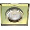 Ecola MR16 DL1651 GU5.3 Glass Стекло Квадрат скошенный край Золото / Золото 25x90x90 (кd74) FG1651EFF - фото 4511