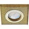 Ecola MR16 DL1651 GU5.3 Glass Стекло Квадрат скошенный край Золотой блеск / Золото 25x90x90 (кd74) FP1651EFF - фото 4513