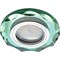 Ecola MR16 DL1653 GU5.3 Glass Стекло Круг с вогнутыми гранями Изумруд / Хром 25x90 (кd74) FR1653EFF - фото 4535