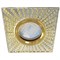 Ecola MR16 DL1659 GU5.3 Glass Стекло Квадрат с прозр.стразами (оправа золото)/фон зерк./центр.часть золото 30x95x95 FG16SGECB - фото 4561
