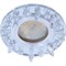 Ecola MR16 DL1661 GU5.3 Glass Стекло Круг с квадратными прозрачными стразами /фон зерк./центр.часть хром 42x95 FK16RNECB - фото 4568