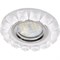 Ecola MR16 DL1661 GU5.3 Glass Стекло Круг с крупными матовыми стразами Конус/фон мат./центр.часть хром 38x95 FN16RGECB - фото 4571