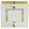Ecola MR16 DL200 GU5.3 Glass Квадрат со стеклом Прозрачный и Матовый / Золото 45x77x77 FG16ASECB - фото 4578