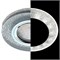 Ecola MR16 LD1650 GU5.3 Glass Стекло с подсветкой Круг Серебряный блеск / Хром 25x95 (кd74) SS1650EFF - фото 4652