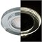 Ecola MR16 LD1650 GU5.3 Glass Стекло с подсветкой Круг Хром / Хром 25x95 (кd74) SC1650EFF - фото 4653