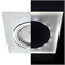 Ecola MR16 LD1651 GU5.3 Glass Стекло с подсветкой Квадрат скошенный край Матовый / Хром 25x90x90 (кd74) SL1651EFF - фото 4656