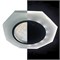 Ecola MR16 LD1652 GU5.3 Glass Стекло с подсветкой 8-угольник с прямыми гранями Матовый / Хром 25x90 (кd74) SL1652EFF - фото 4660