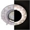 Ecola MR16 LD1661 GU5.3 Glass Стекло Круг с квадр. матовыми стразами с подсветкой/фон мат./центр.часть хром 42x95 SN16RNEFB - фото 4664